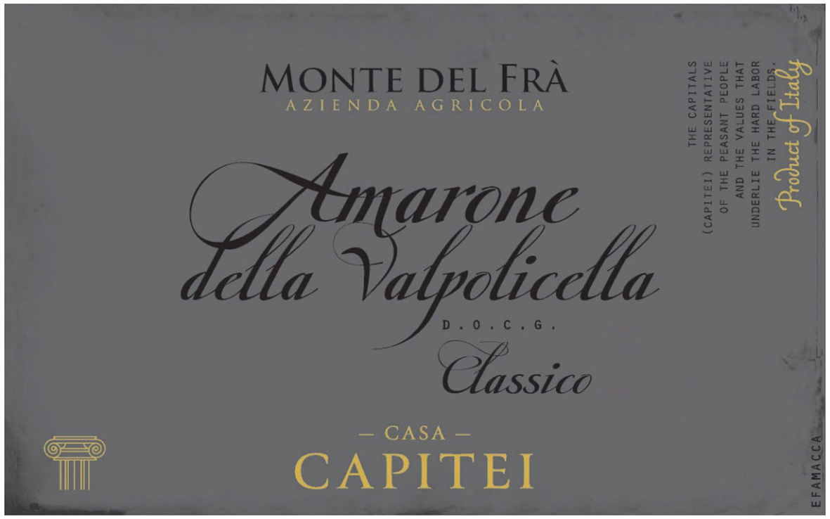 Amarone della Valpolicella Classico Casa Capitei 2019