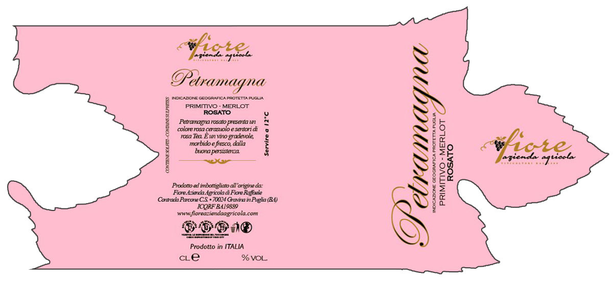 Petramagna Primitivo - Merlot Rosato 2023