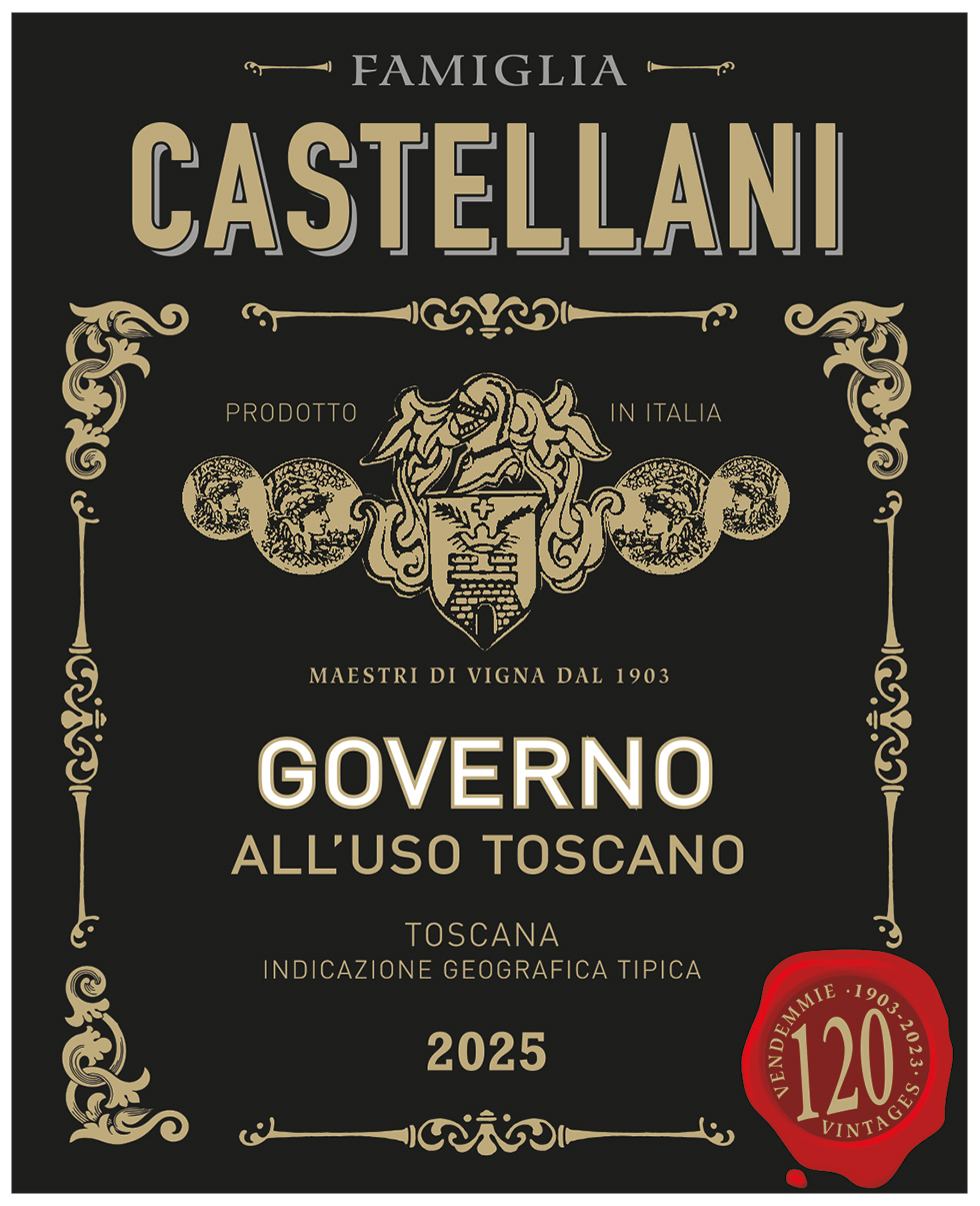 Famiglia Castellani Toscana Igt Governo all'Uso Toscano 2023