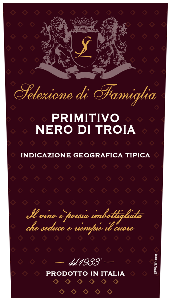 SL®Selezione di Famiglia Primitivo - Nero di Troia 2022