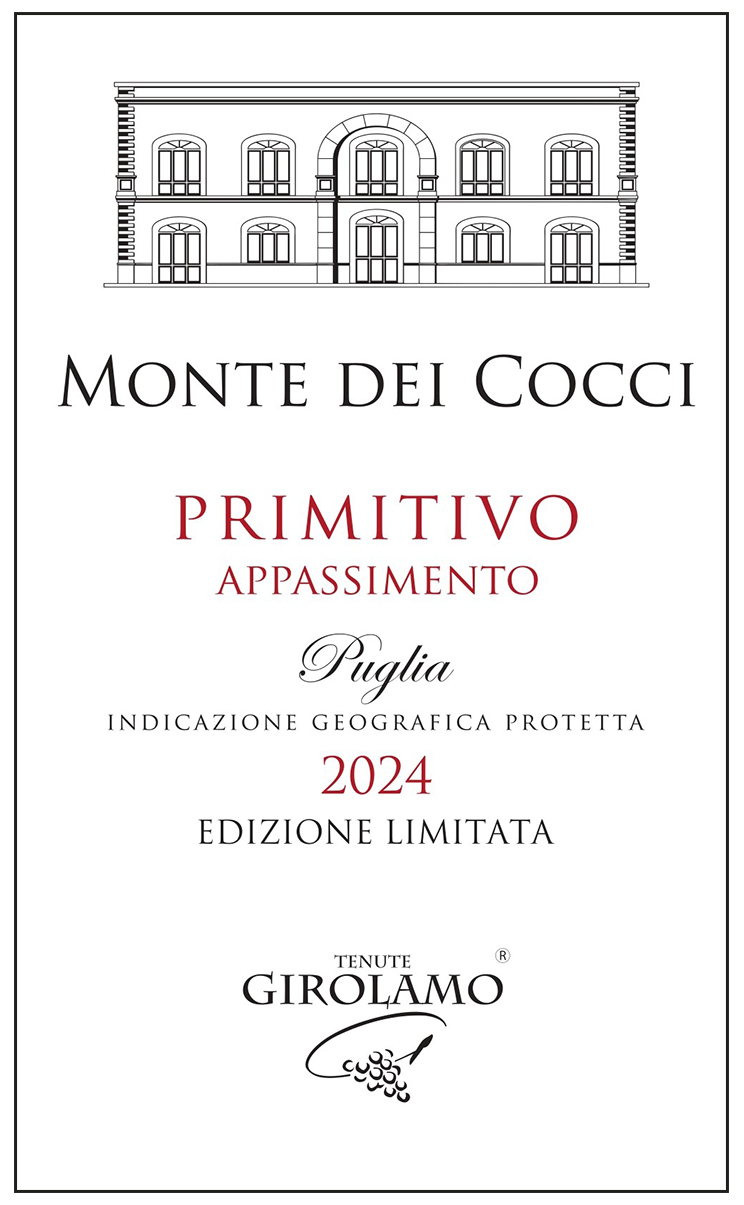 Monte dei Cocci Appassimento Primitivo Edizione Limitata 2022