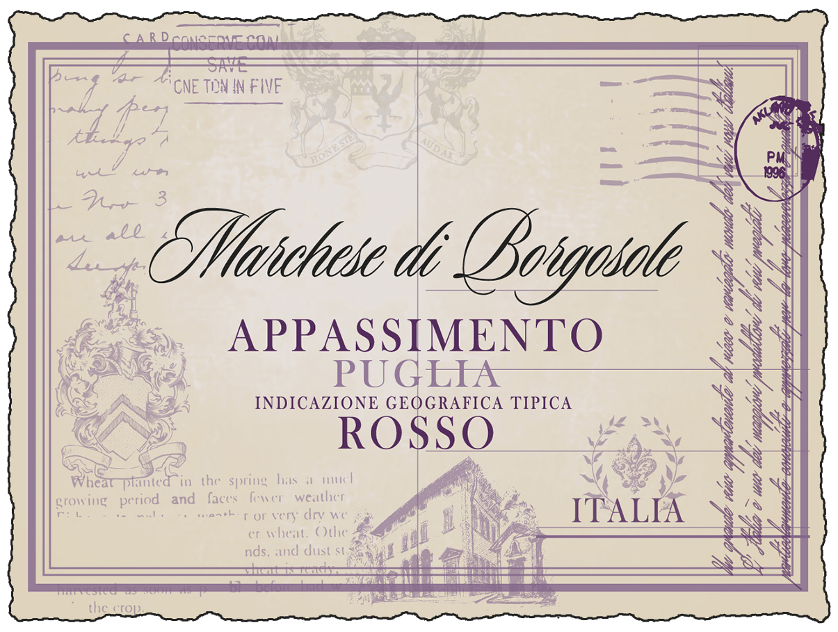 Marchese di Borgosole Rosso Puglia Igt Appassimento 2022