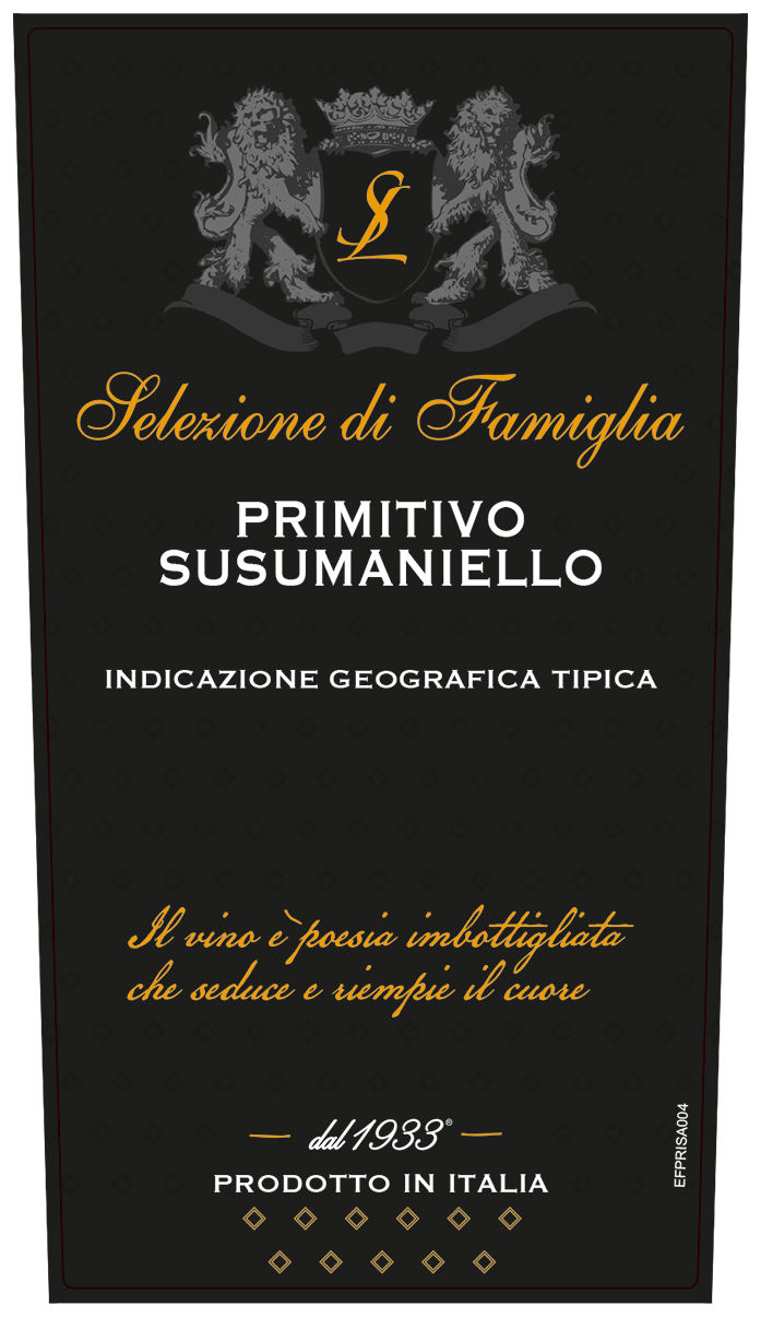 SL®Selezione di Famiglia Primitivo Susumaniello Igt 2022