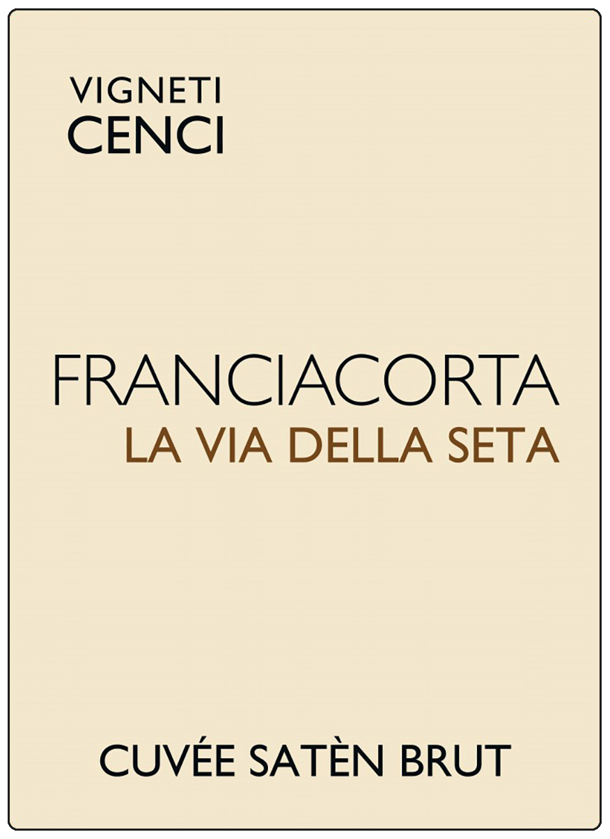 Franciacorta La Via Della Seta Cuvée Saten Brut sa