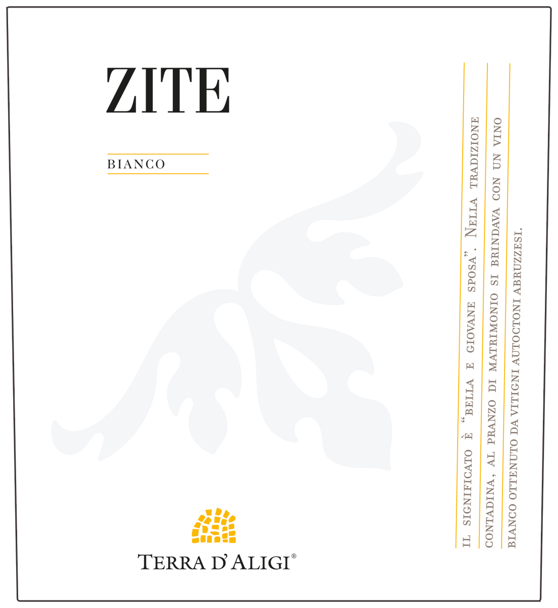Zite Terra d'Aligi Vino Bianco 2023