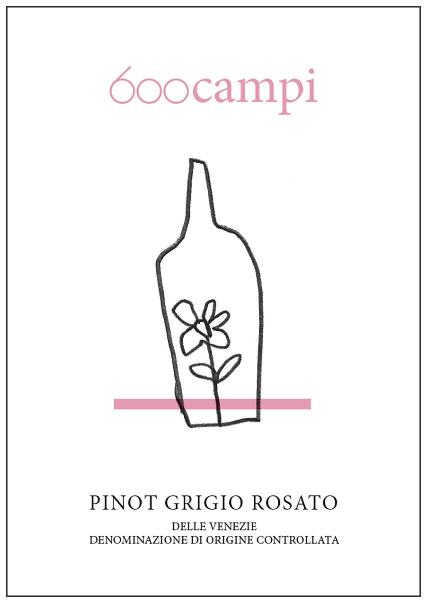 600 Campi Pinot Grigio Rosato Doc delle Venezie 2023