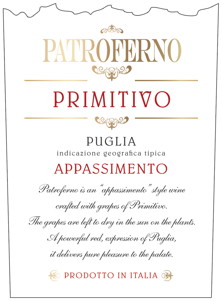 Patroferno Primitivo Appassimento 2024