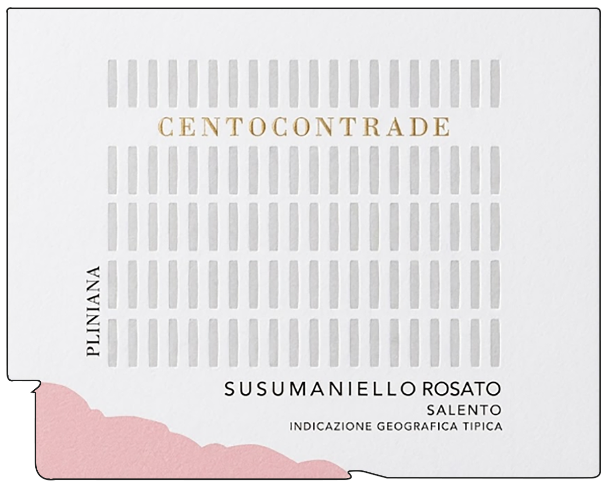 Centocontrade Susumaniello Rosato Salento 2025