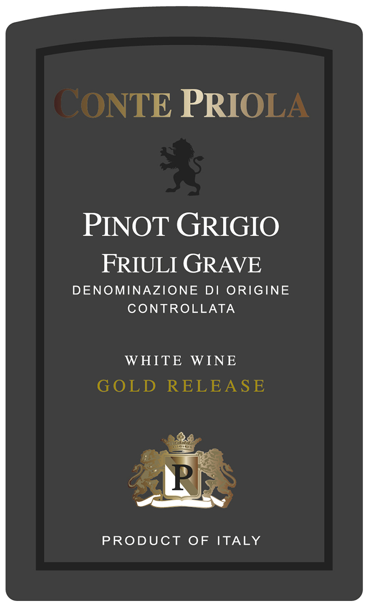 Conte Priola Pinot Grigio Friuli Grave Doc 2025