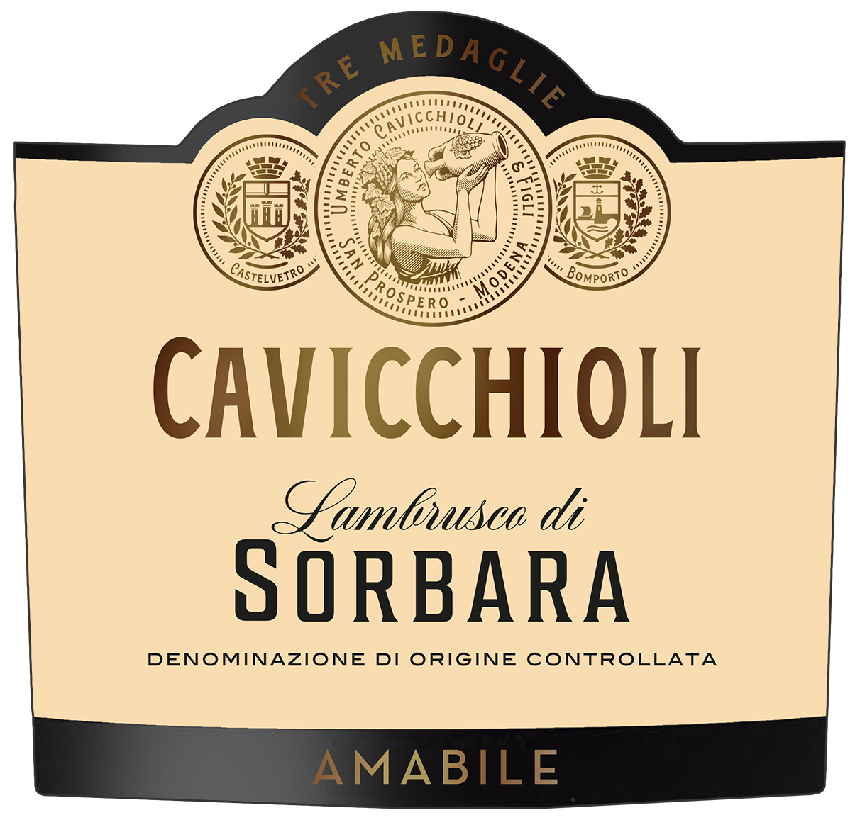 Tre Medaglie Lambrusco Di Sorbara Doc Amabile sa