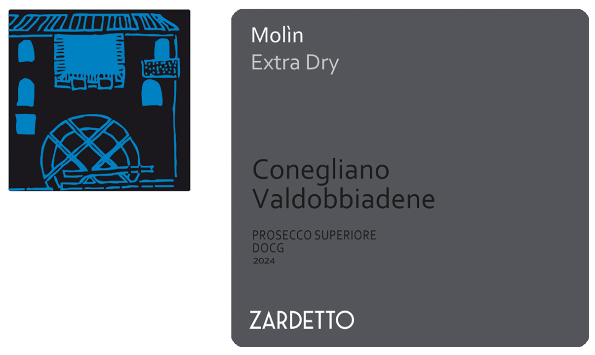 Molin Prosecco Superiore Conegliano Valdobbiadene Docg Extra Dry 2024