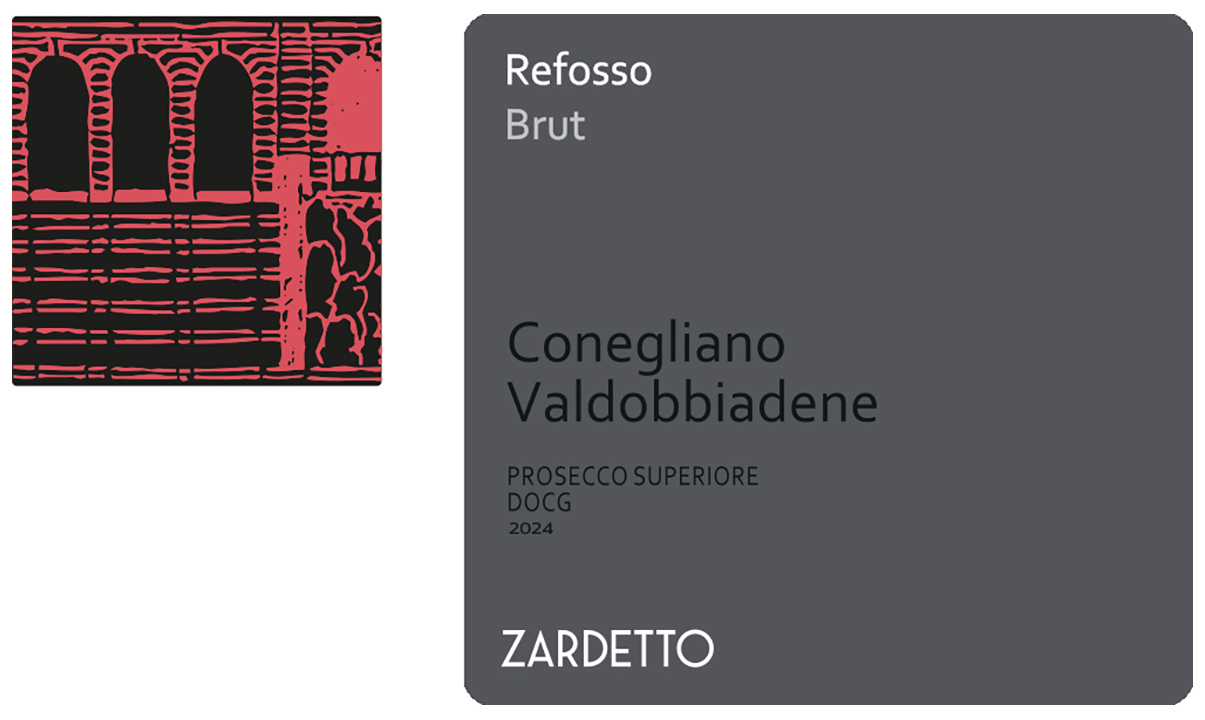 Refosso Prosecco Superiore Conegliano Valdobbiadene Docg Brut 2024