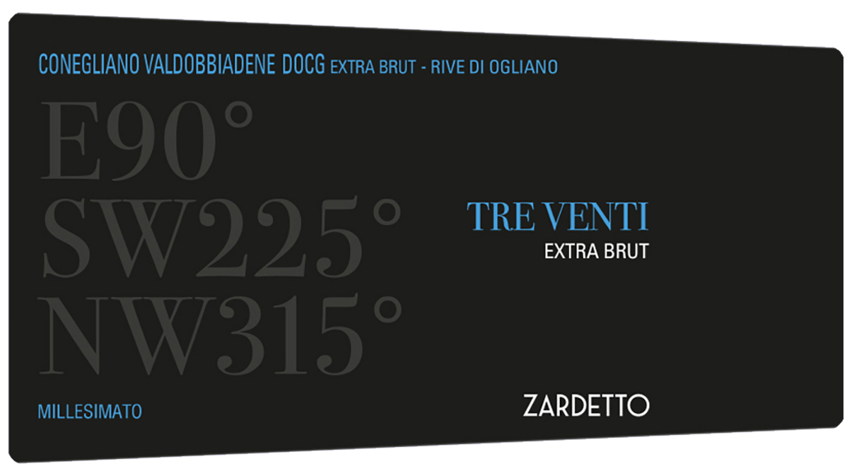 Tre Venti Prosecco Superiore Conegliano Valdobbiadene Docg Extra Brut 2023