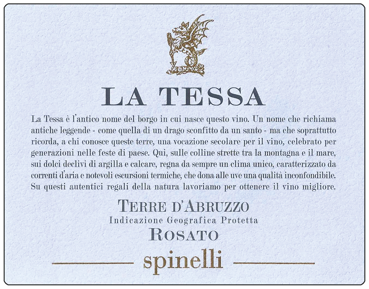 La Tessa Rosato Terre d'Abruzzo Igp 2025