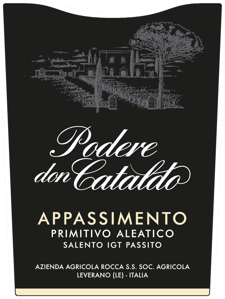 Podere Don Cataldo Primitivo Aleatico Salento Igt Appassimento 2024