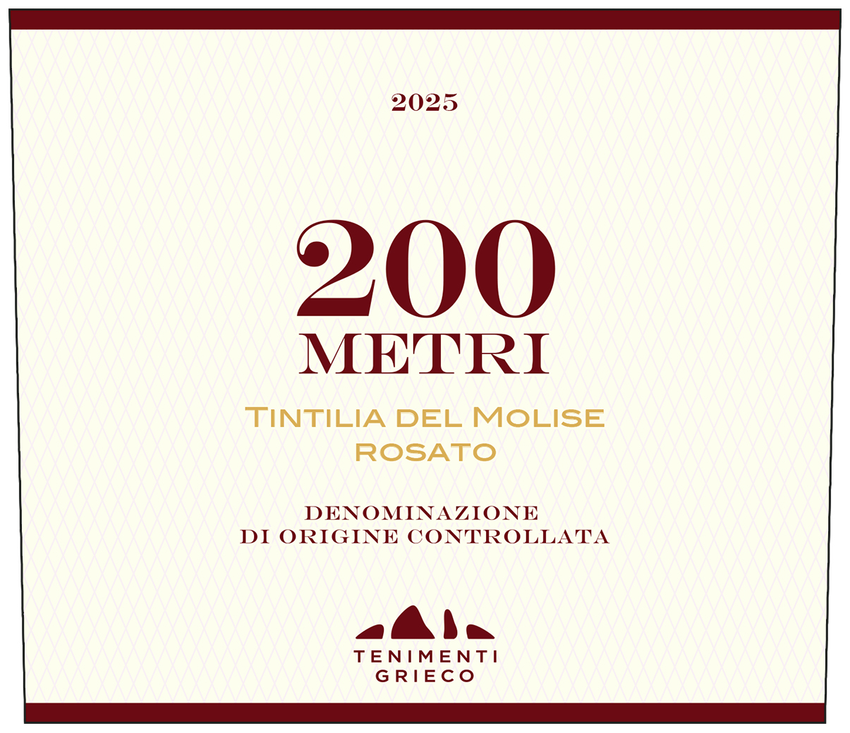 200 Metri Tintilia del Molise Rosato Doc 2025