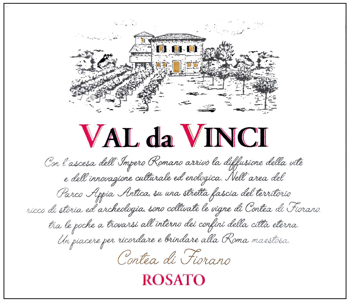 Val da Vinci Rosato Lazio Igt 2025