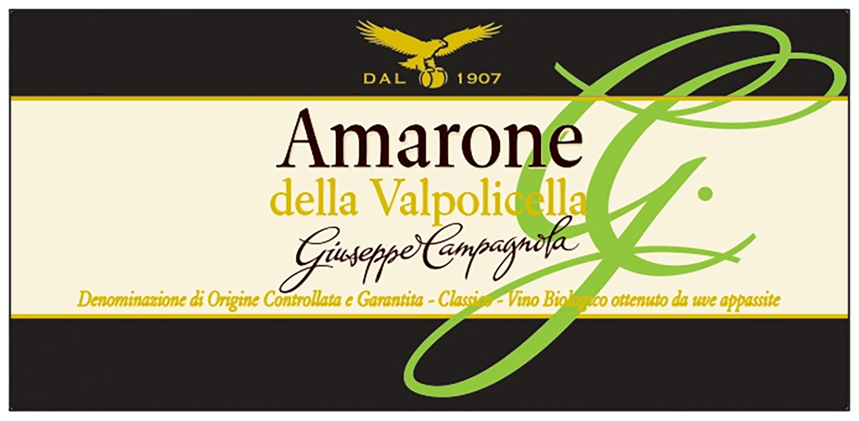 Amarone della Valpolicella Classico Giuseppe Campagnola Biologico Docg 2020