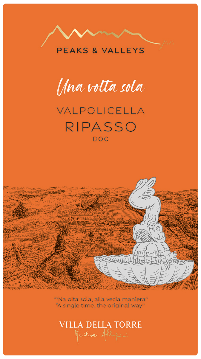 Peaks & Valleys Una Volta Sola Valpolicella Ripasso Doc 2023